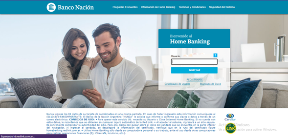 Cómo pagar tarjeta de crédito Nativa por Home Banking Banco Nación